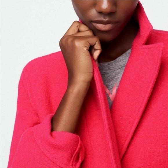 JCrew Wool Boiled Wool Coat - Picture 3 of 7